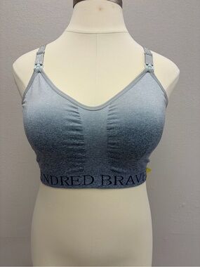 Kindred Bravely Ombre Grey Seamless Nursing Bralette
